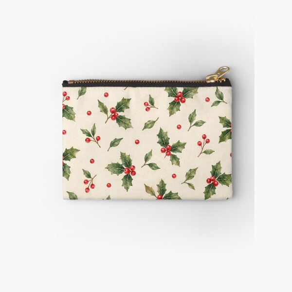 Item preview, Holly Berry Christmas Watercolor Pattern designed and sold by mycute-stickers.