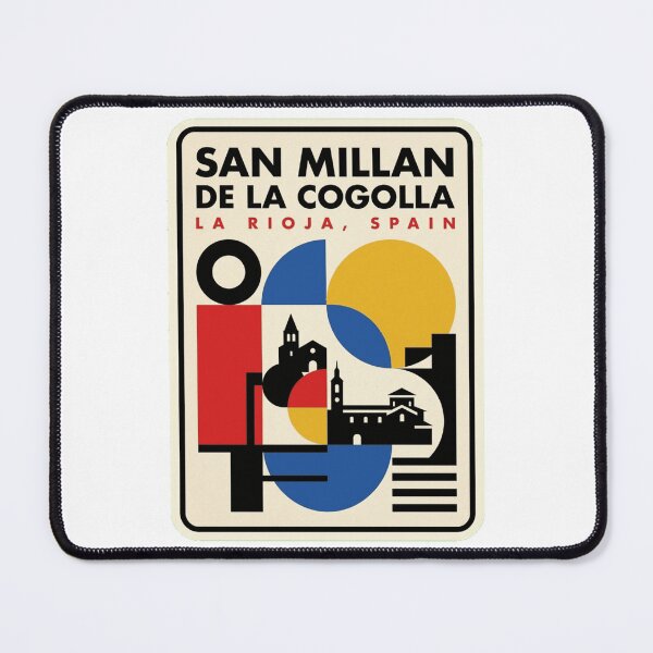 Item preview, Retro San Millan De La Cogolla Bauhaus Geometric Skyline designed and sold by k3rstman1.