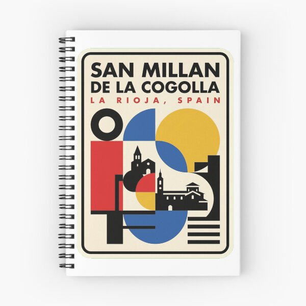 Item preview, Retro San Millan De La Cogolla Bauhaus Geometric Skyline designed and sold by k3rstman1.