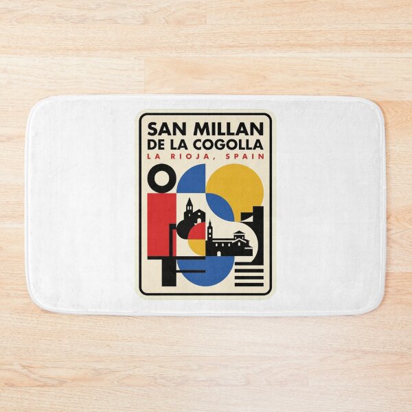 Item preview, Retro San Millan De La Cogolla Bauhaus Geometric Skyline designed and sold by k3rstman1.
