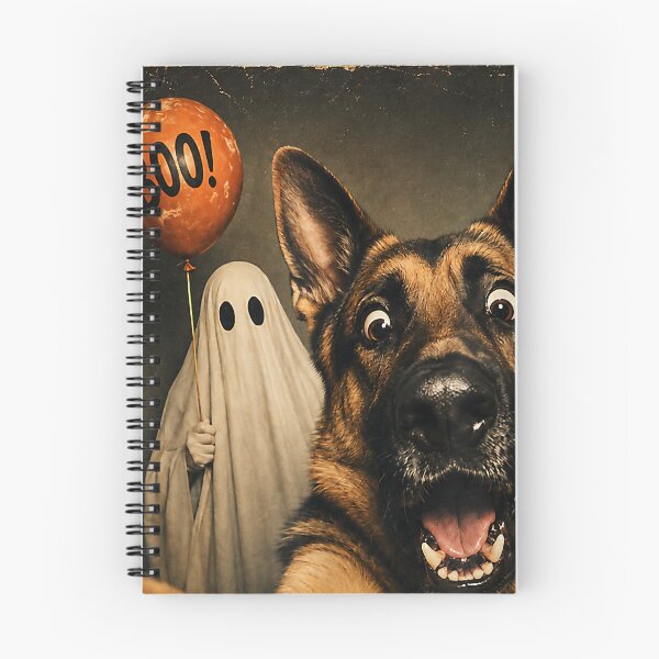 Item preview, German Shepherd Halloween Ghost Selfie Boo Dog Meme Graphic Men Women Funny  designed and sold by MasonPotter.