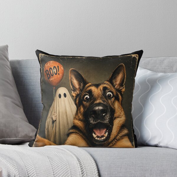 Item preview, German Shepherd Halloween Ghost Selfie Boo Dog Meme Graphic Men Women Funny designed and sold by MasonPotter.