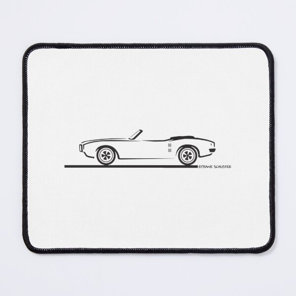 Item preview, Classic Pontiac Firebird Convertible Vintage Car Illustration designed and sold by Bawte.