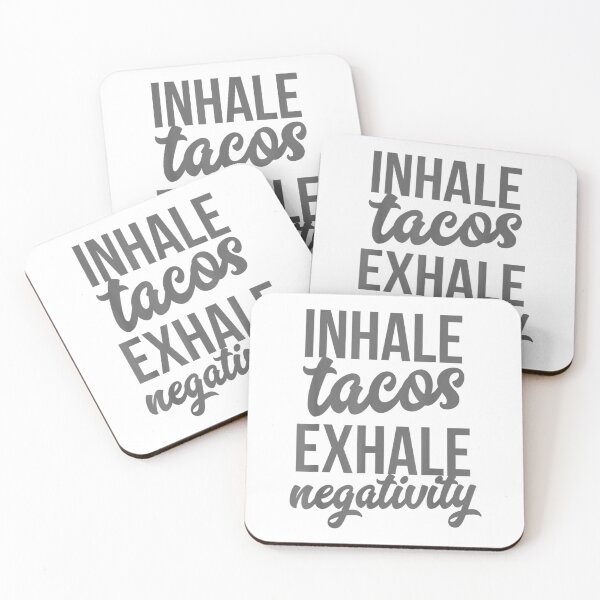 Item preview, Inhale Tacos Exhale Negativity Funny Taco Lover T-shirt T-Shirt designed and sold by Alan Cruz.