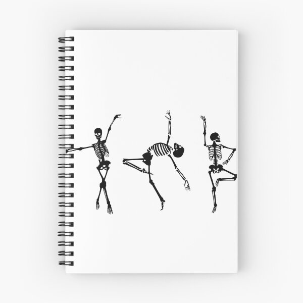 Item preview, Dancing Skeletons Halloween Minimal Design designed and sold by Thespase.