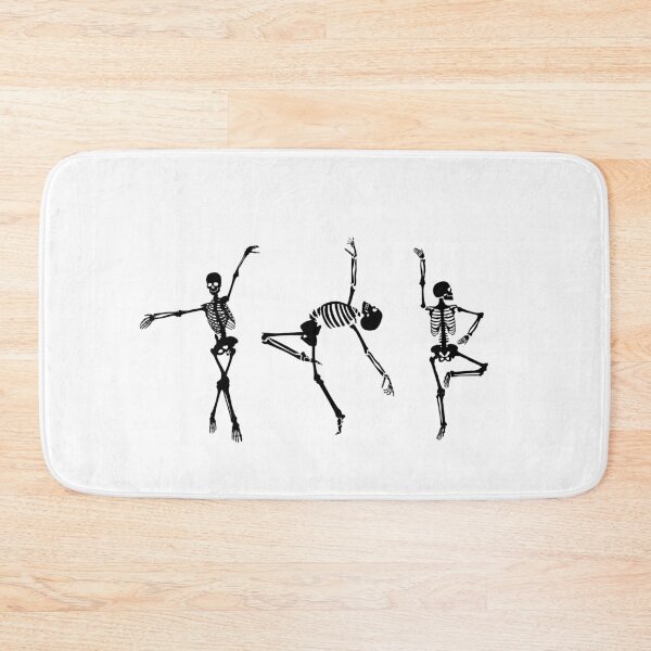 Item preview, Dancing Skeletons Halloween Minimal Design designed and sold by Thespase.