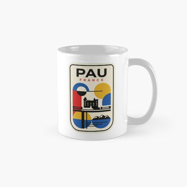 Item preview, Retro Pau Bauhaus Geometric Skyline designed and sold by k3rstman1.
