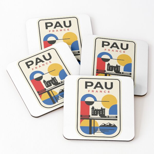 Item preview, Retro Pau Bauhaus Geometric Skyline designed and sold by k3rstman1.
