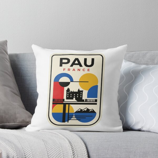 Item preview, Retro Pau Bauhaus Geometric Skyline designed and sold by k3rstman1.