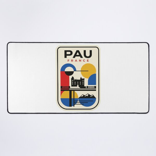 Item preview, Retro Pau Bauhaus Geometric Skyline designed and sold by k3rstman1.