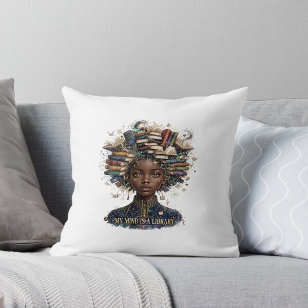Item preview, My Mind is a Library  designed and sold by Twala Design Co..