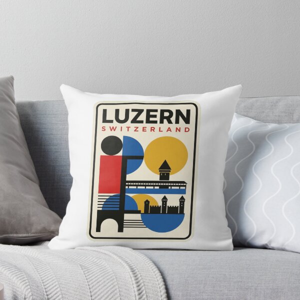 Item preview, Retro Luzern Bauhaus Geometric Skyline designed and sold by k3rstman1.