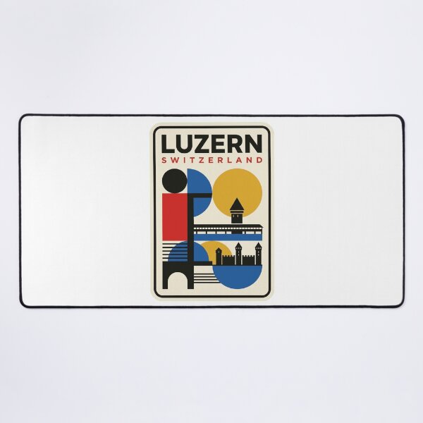 Item preview, Retro Luzern Bauhaus Geometric Skyline designed and sold by k3rstman1.