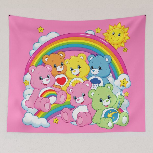 Item preview, Care Bears gathered under a rainbow designed and sold by YChangShop.