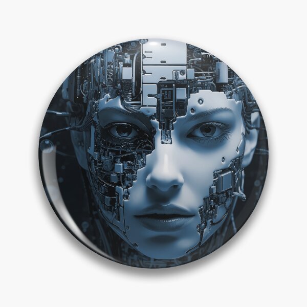 Item preview, Cosmic Alien Robot Face: Sci-Fi Fantasy Art designed and sold by DEC02.