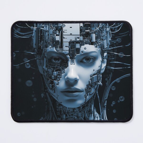 Item preview, Cosmic Alien Robot Face: Sci-Fi Fantasy Art designed and sold by DEC02.