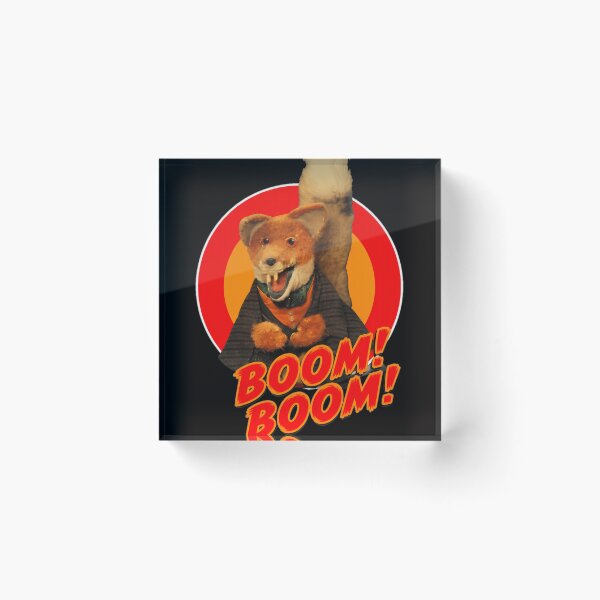 Item preview, Fox 'BOOM! BOOM!' Retro Stuffed Character designed and sold by Lagoart.