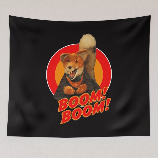 Item preview, Fox 'BOOM! BOOM!' Retro Stuffed Character designed and sold by Lagoart.