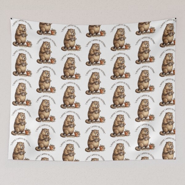 Item preview, Guilty Beaver Plant Water designed and sold by Tiffany Roy.
