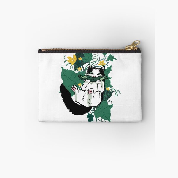 Item preview, Mauri Character Holding a Cucumber with Colorful Flowers Artistic Illustration designed and sold by Bastchamen.