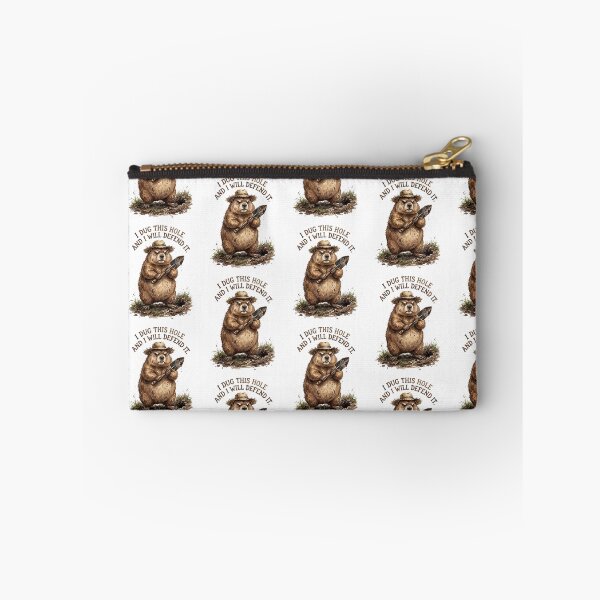 Item preview, Groundhog Shovel Hole Defend designed and sold by Tiffany Roy.