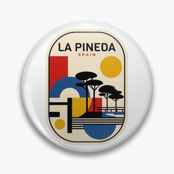 Item preview, Retro La Pineda Bauhaus Geometric Skyline designed and sold by k3rstman1.