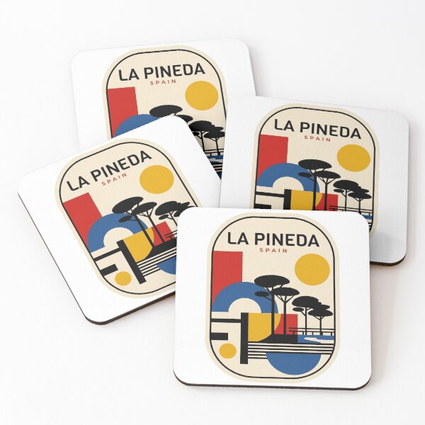 Item preview, Retro La Pineda Bauhaus Geometric Skyline designed and sold by k3rstman1.