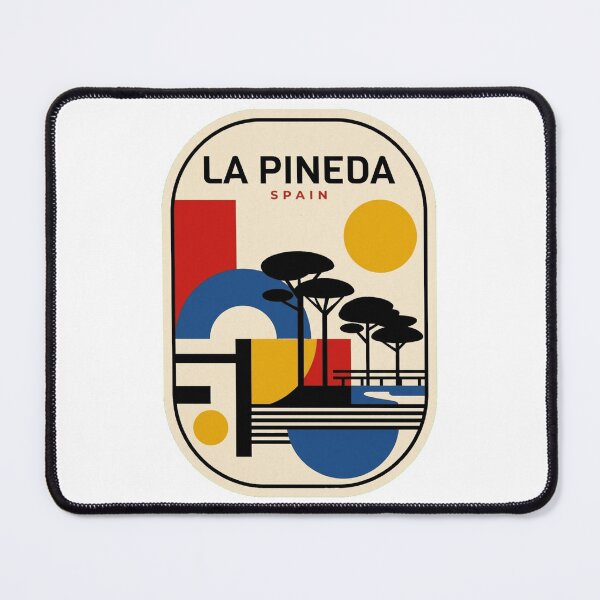 Item preview, Retro La Pineda Bauhaus Geometric Skyline designed and sold by k3rstman1.