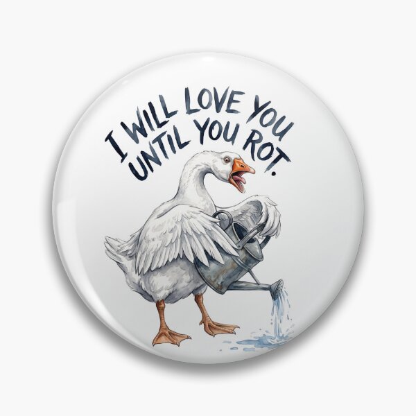 Item preview, Overwatering Duck Garden Love designed and sold by Tiffany Roy.