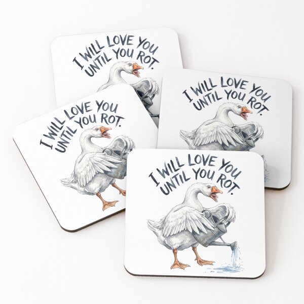 Item preview, Overwatering Duck Garden Love designed and sold by Tiffany Roy.