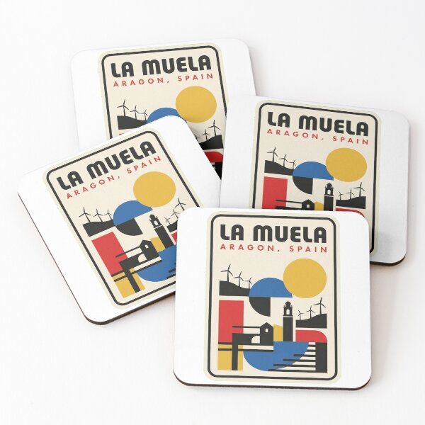 Item preview, Retro La Muela Bauhaus Geometric Skyline designed and sold by k3rstman1.