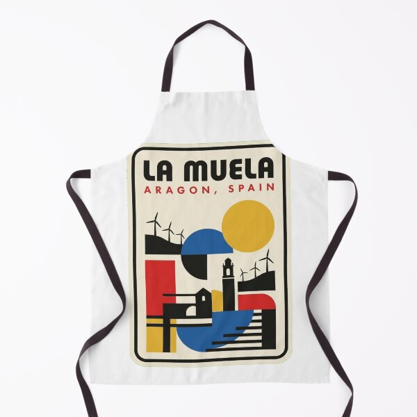 Item preview, Retro La Muela Bauhaus Geometric Skyline designed and sold by k3rstman1.