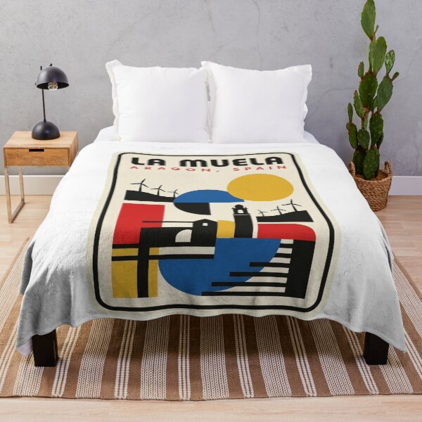 Item preview, Retro La Muela Bauhaus Geometric Skyline designed and sold by k3rstman1.