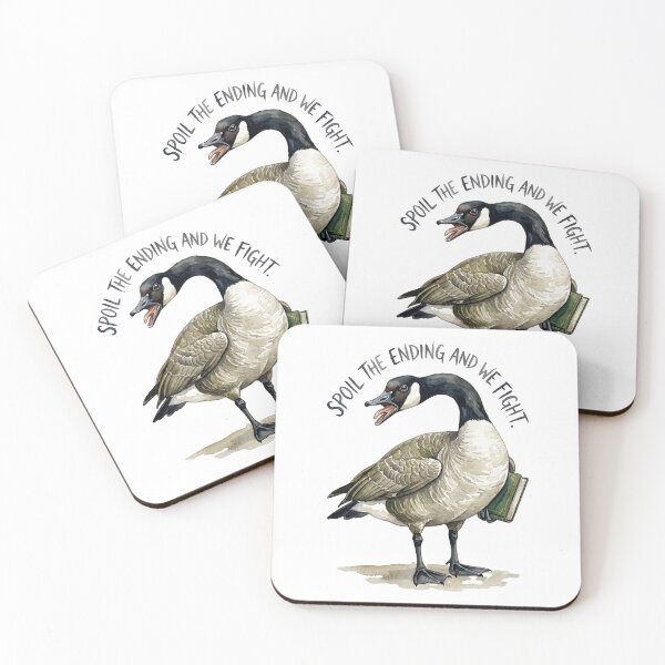 Item preview, Bookworm Goose Spoiler Threat designed and sold by Tiffany Roy.
