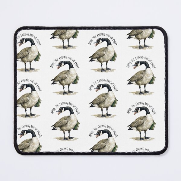 Item preview, Bookworm Goose Spoiler Threat designed and sold by Tiffany Roy.