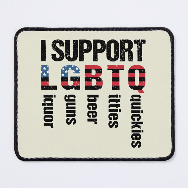 Item preview, I Support LGBTQ Funny Men Women designed and sold by catnolioo.