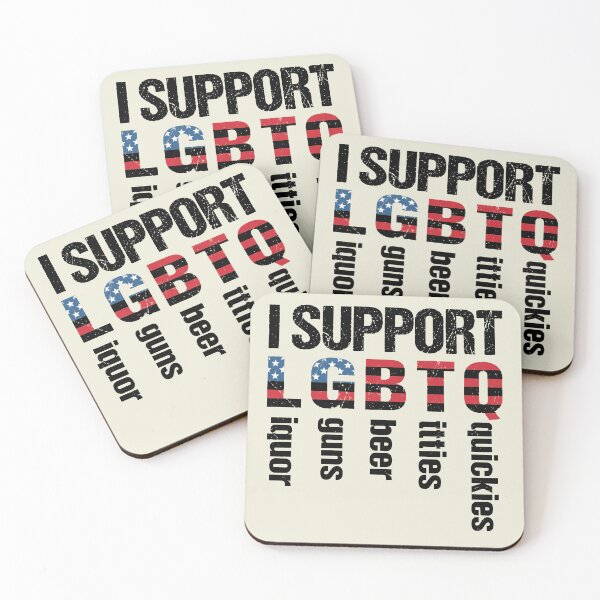 Item preview, I Support LGBTQ Funny Men Women designed and sold by catnolioo.