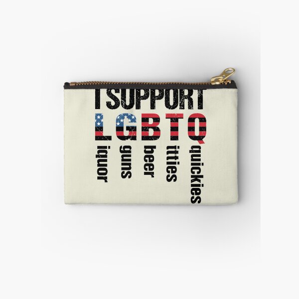 Item preview, I Support LGBTQ Funny Men Women designed and sold by catnolioo.