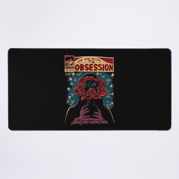 Item preview, Obsession Comic Retro Rose House Dark Wish Tee designed and sold by MichaelGa37542.