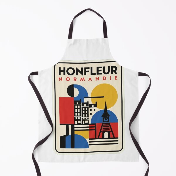 Item preview, Retro Honfleur Bauhaus Geometric Skyline designed and sold by k3rstman1.