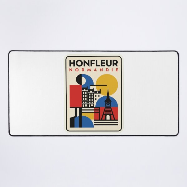 Item preview, Retro Honfleur Bauhaus Geometric Skyline designed and sold by k3rstman1.