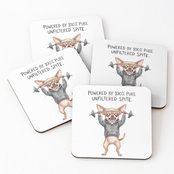 Item preview, Workout Chihuahua Barbell Spite designed and sold by Tiffany Roy.