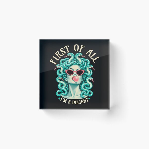 Item preview, Women Feminist Medusa First Of All I'M A Delight Medusa designed and sold by Chromatic-Cubes.