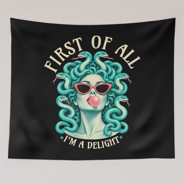 Item preview, Women Feminist Medusa First Of All I'M A Delight Medusa designed and sold by Chromatic-Cubes.