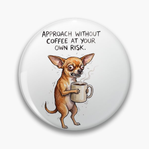 Item preview, Angry Chihuahua Morning Coffee designed and sold by Tiffany Roy.