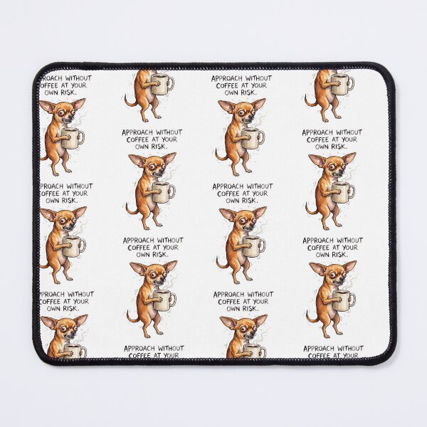 Item preview, Angry Chihuahua Morning Coffee designed and sold by Tiffany Roy.