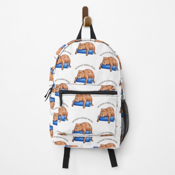 Item preview, Tired Capybara Foam Roller designed and sold by Tiffany Roy.