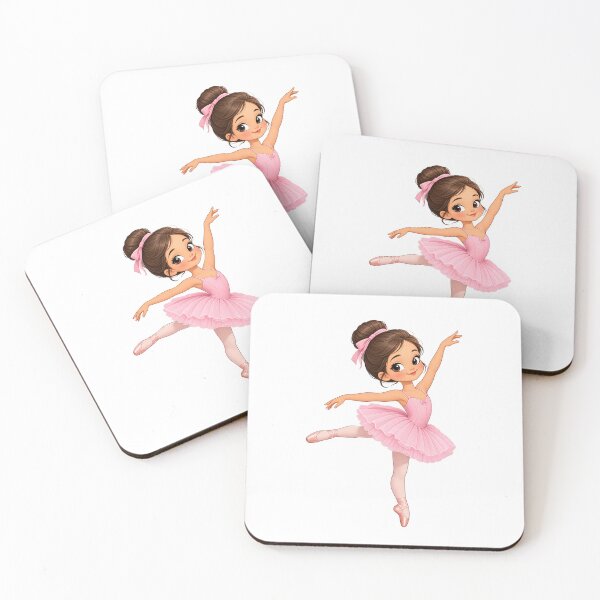 Item preview, Cute Little Ballerina Girl - Pink Tutu Ballet Dancer Art designed and sold by VYBEHAUS.