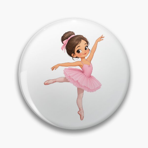 Item preview, Cute Little Ballerina Girl - Pink Tutu Ballet Dancer Art designed and sold by VYBEHAUS.
