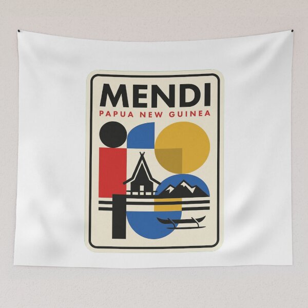 Item preview, Retro Mendi Bauhaus Geometric Skyline designed and sold by k3rstman1.